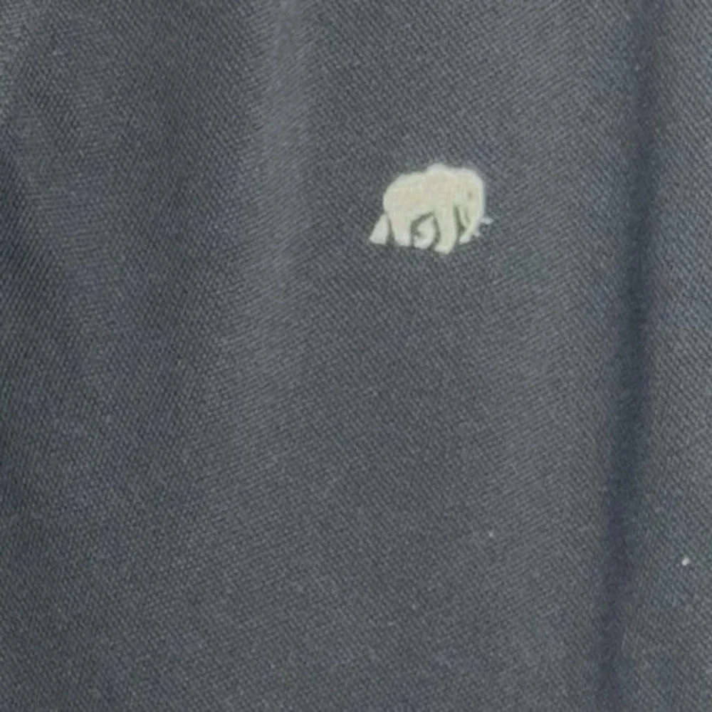 Banana Republic Polo Shirt Pique Cotton Men's Large‎ Blue Elephant Logo Standard